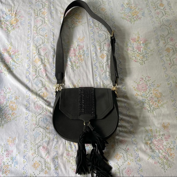 Expressions Handbags - Expressions NYC Black Cross Body Purse